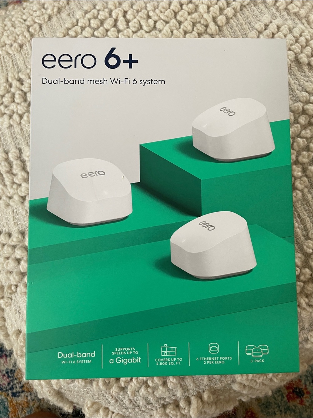 eero 6+ Dual-Band Mesh Wi‑Fi System - White